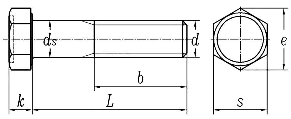 ASME B 18.2.3.2M - Metric Hex Head Screws